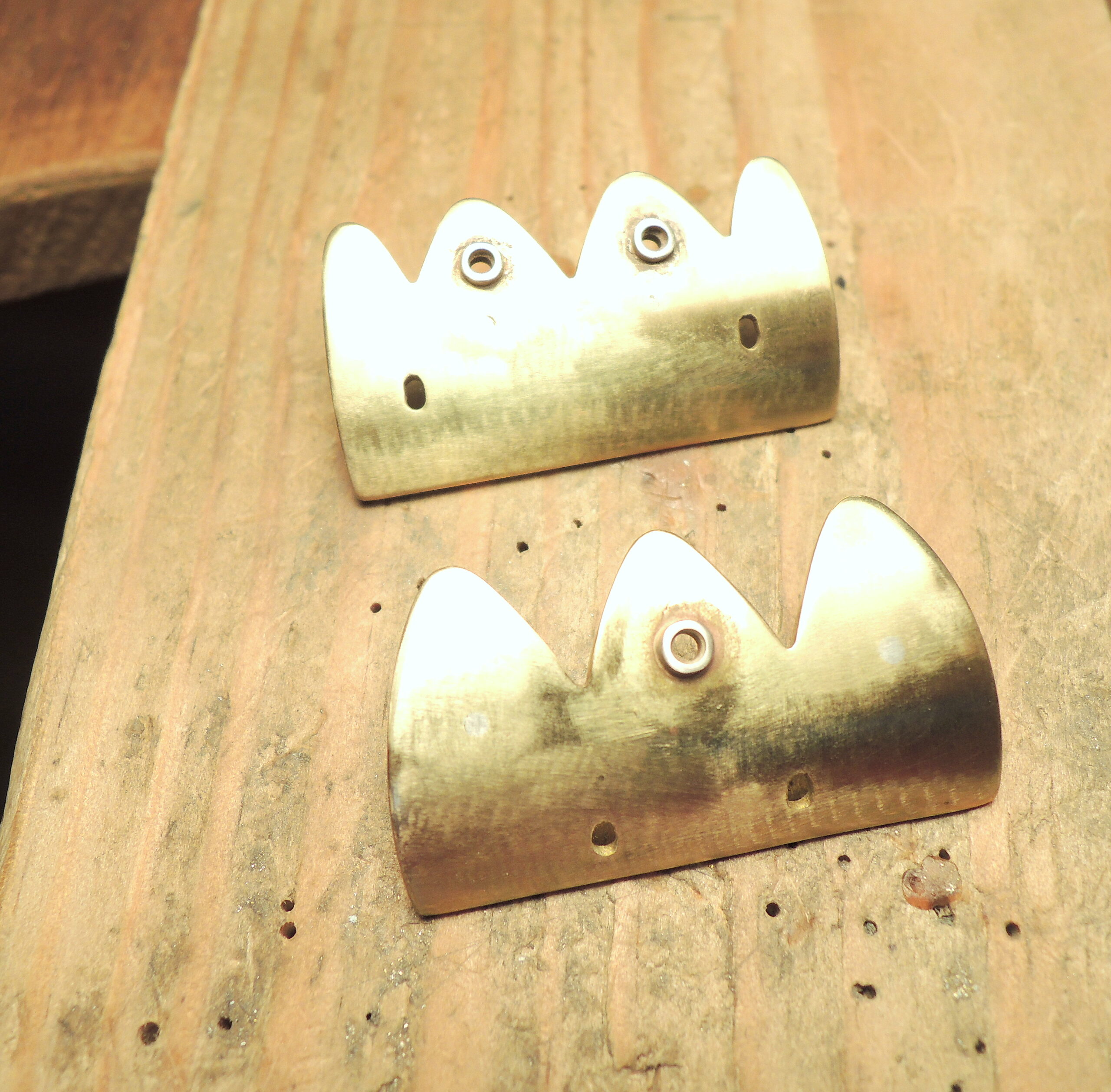 prototypes de maillons en laiton du bracelet Tentation